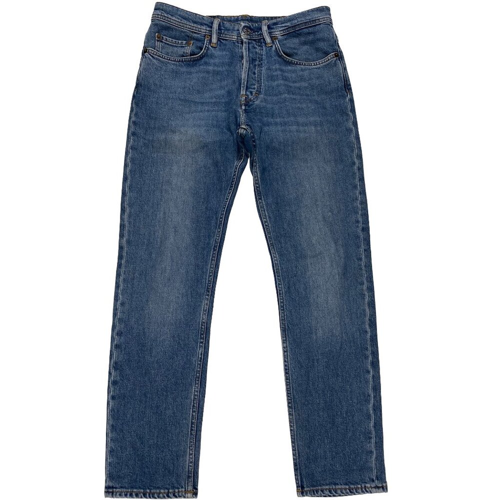 Acne Studios Slim Fit Medium Wash Button-Fly Jeans men's size 29x27